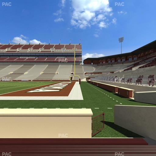 Gaylord Family Oklahoma Memorial Stadium - Section 1 Seat View