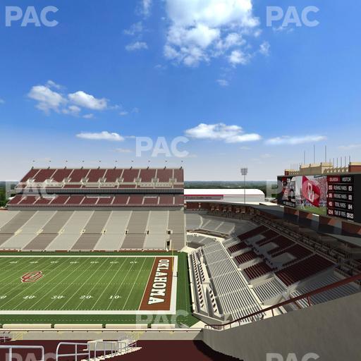Gaylord Family Oklahoma Memorial Stadium - Section 101 Seat View