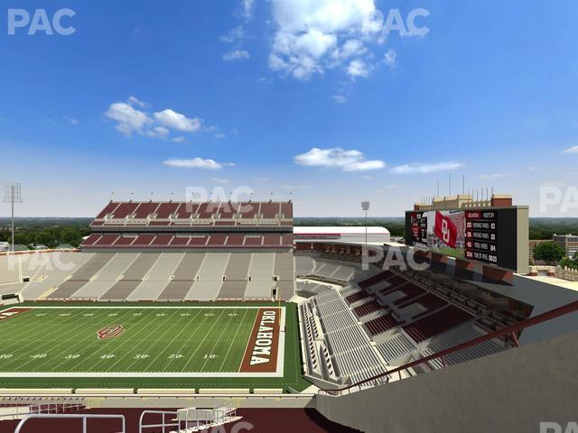 Gaylord Family Oklahoma Memorial Stadium - Section 101 Seat View