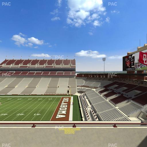 Gaylord Family Oklahoma Memorial Stadium - Section 101 Seat View