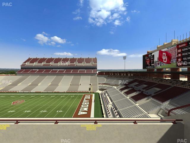 Gaylord Family Oklahoma Memorial Stadium - Section 101 Seat View
