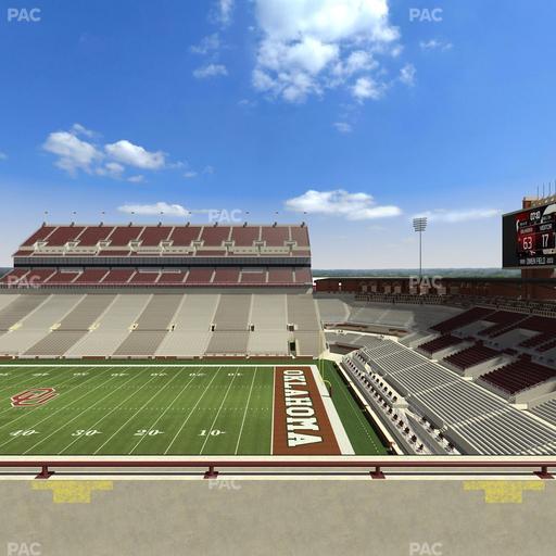 Gaylord Family Oklahoma Memorial Stadium - Section 102 Seat View