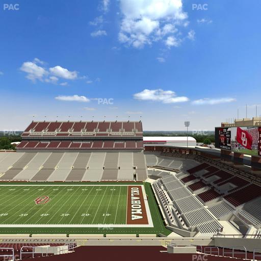 Gaylord Family Oklahoma Memorial Stadium - Section 102 Seat View