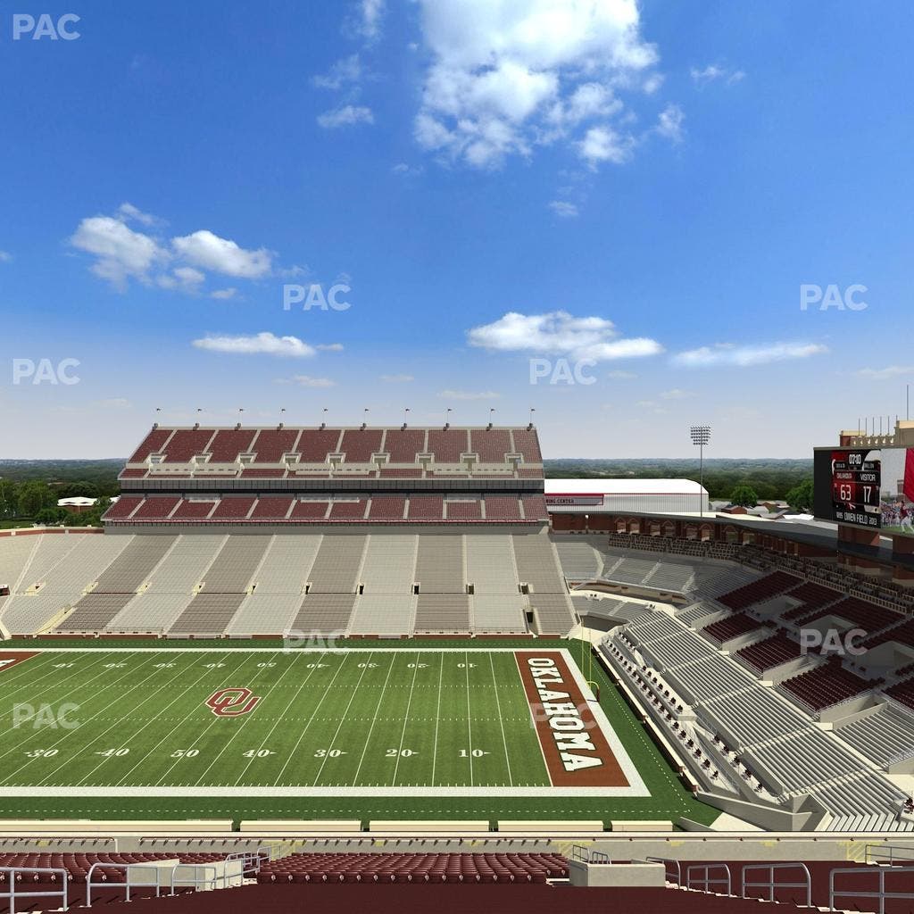 Gaylord Family Oklahoma Memorial Stadium - Section 103 Seat View