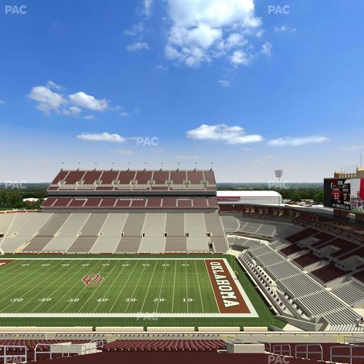 Gaylord Family Oklahoma Memorial Stadium - Section 103 Seat View