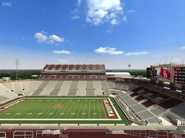 Gaylord Family Oklahoma Memorial Stadium - Section 103 Seat View