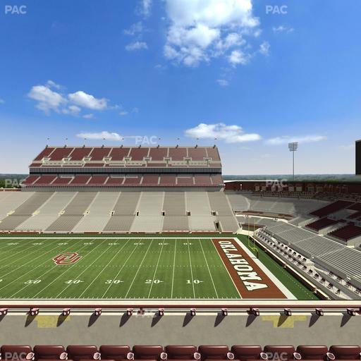 Gaylord Family Oklahoma Memorial Stadium - Section 103 Seat View