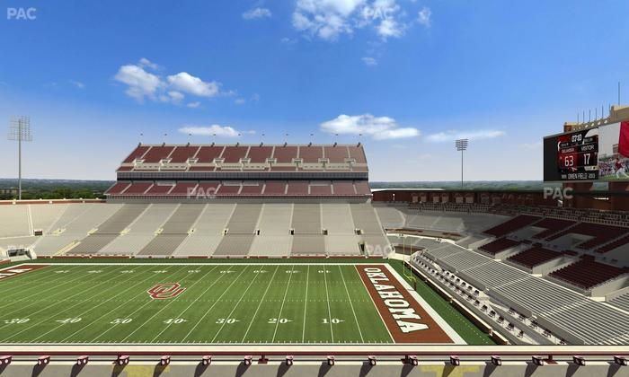 Gaylord Family Oklahoma Memorial Stadium - Section 103 Seat View