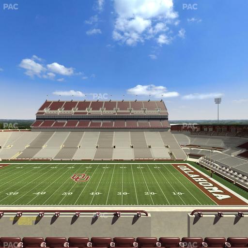Gaylord Family Oklahoma Memorial Stadium - Section 104 Seat View