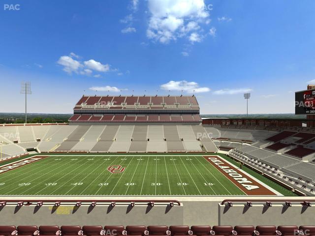 Gaylord Family Oklahoma Memorial Stadium - Section 104 Seat View