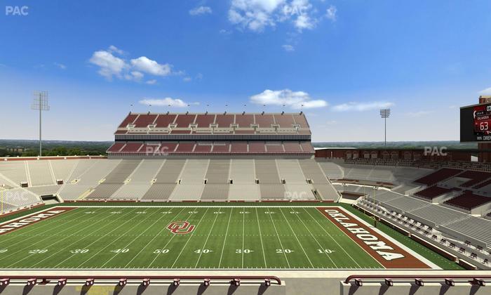 Gaylord Family Oklahoma Memorial Stadium - Section 104 Seat View