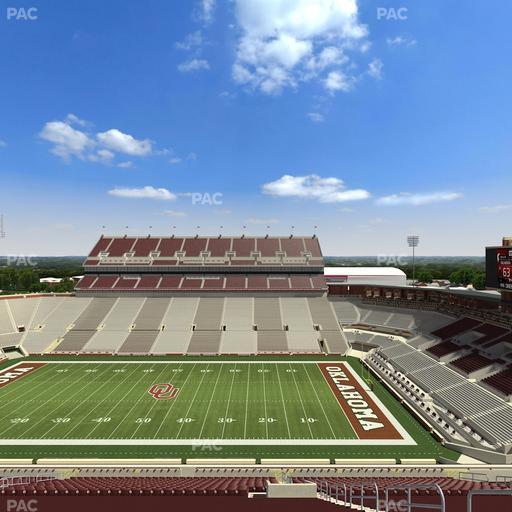 Gaylord Family Oklahoma Memorial Stadium - Section 104 Seat View