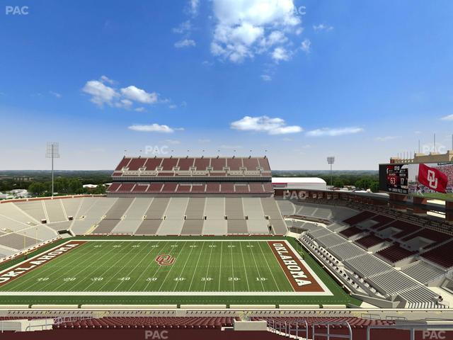 Gaylord Family Oklahoma Memorial Stadium - Section 104 Seat View