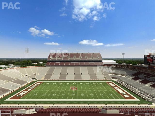 Gaylord Family Oklahoma Memorial Stadium - Section 105 Seat View