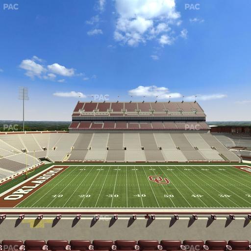 Gaylord Family Oklahoma Memorial Stadium - Section 106 Seat View
