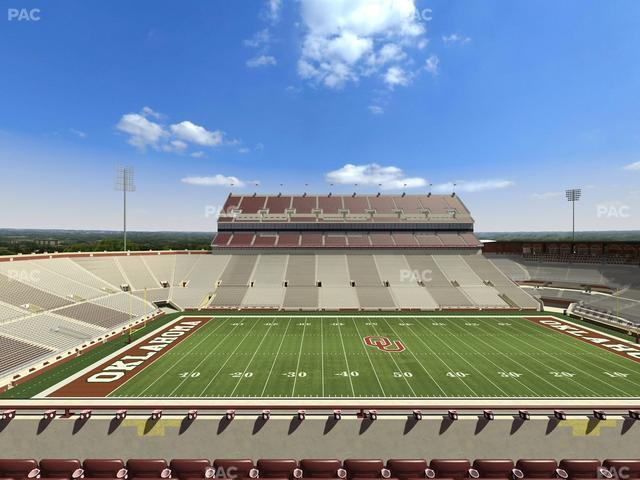 Gaylord Family Oklahoma Memorial Stadium - Section 106 Seat View