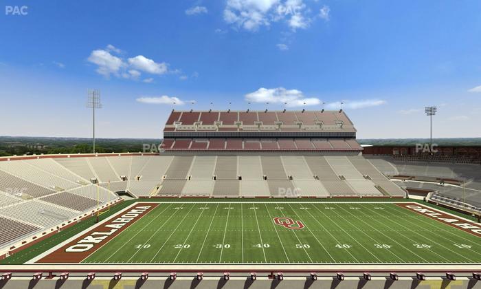 Gaylord Family Oklahoma Memorial Stadium - Section 106 Seat View