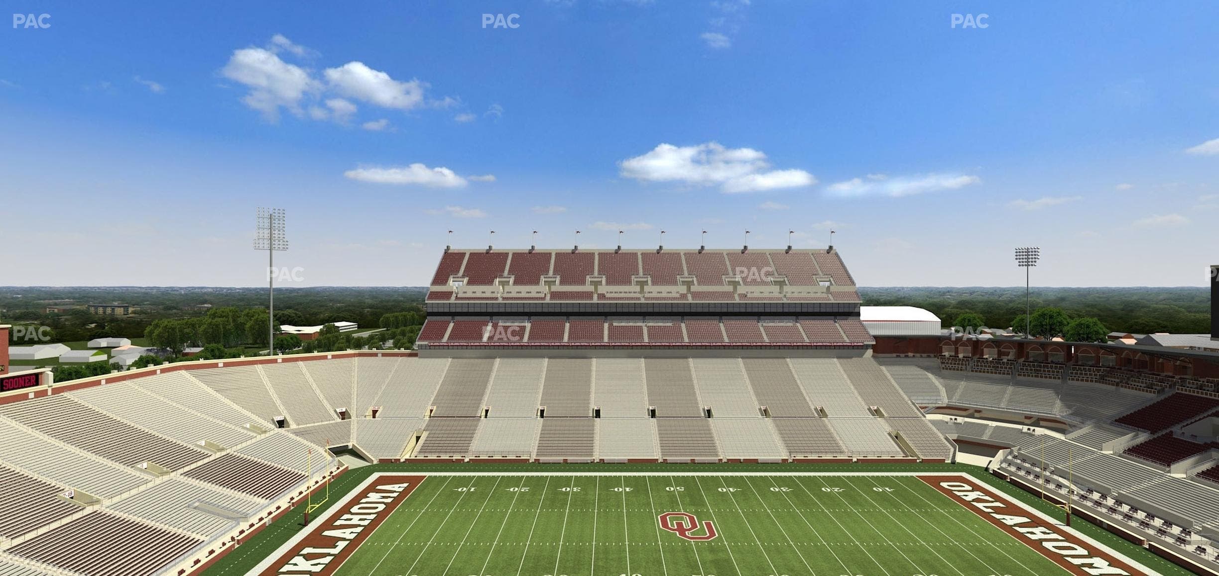 Gaylord Family Oklahoma Memorial Stadium - Section 106 Seat View