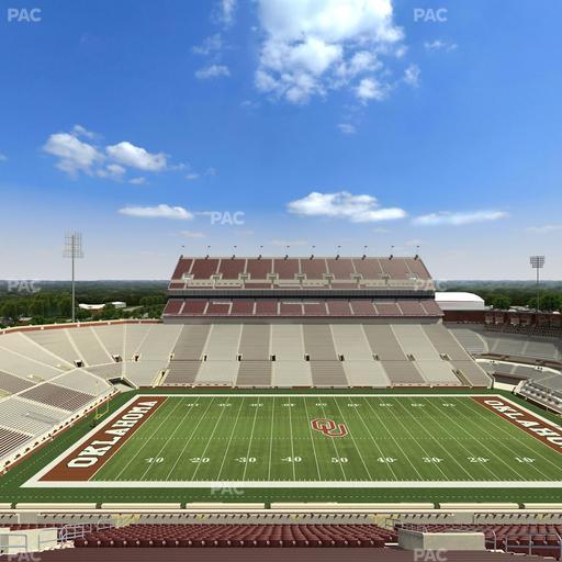 Gaylord Family Oklahoma Memorial Stadium - Section 106 Seat View