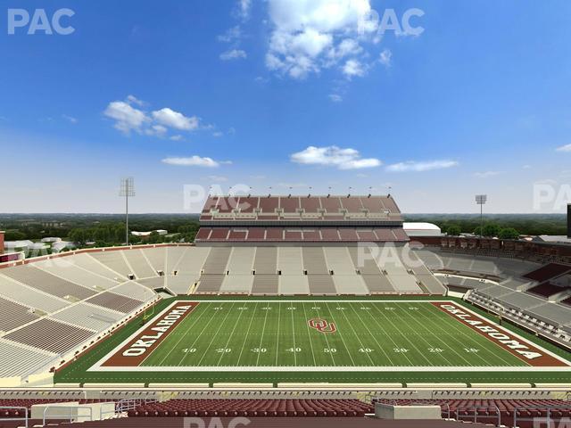 Gaylord Family Oklahoma Memorial Stadium - Section 106 Seat View