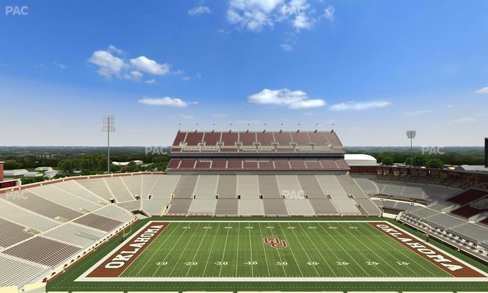 Gaylord Family Oklahoma Memorial Stadium - Section 106 Seat View