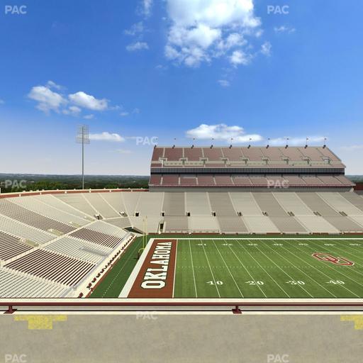 Gaylord Family Oklahoma Memorial Stadium - Section 108 Seat View