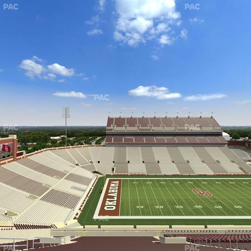 Gaylord Family Oklahoma Memorial Stadium - Section 108 Seat View