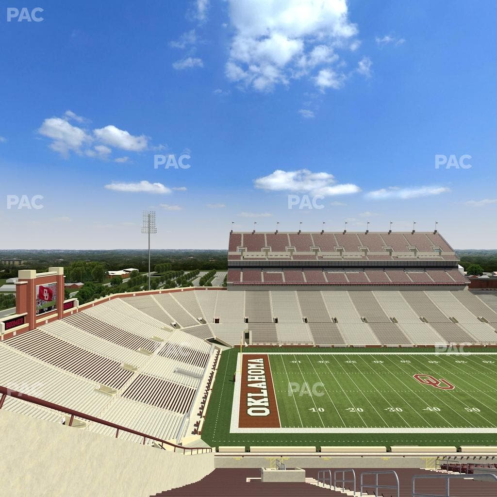 Gaylord Family Oklahoma Memorial Stadium - Section 109 Seat View