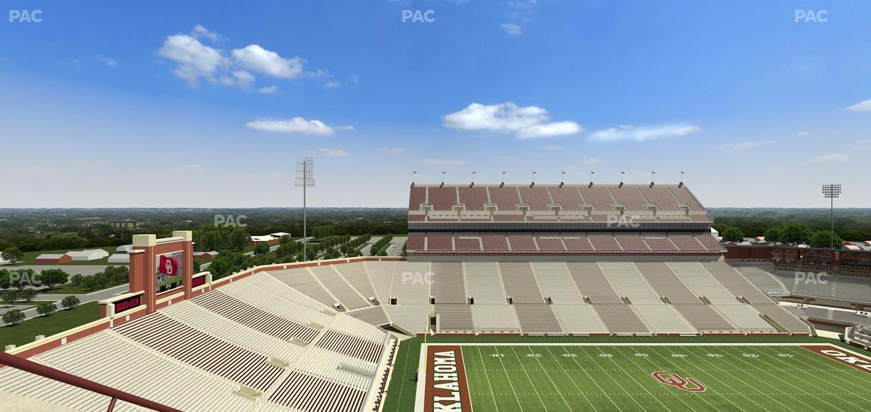 Gaylord Family Oklahoma Memorial Stadium - Section 109 Seat View