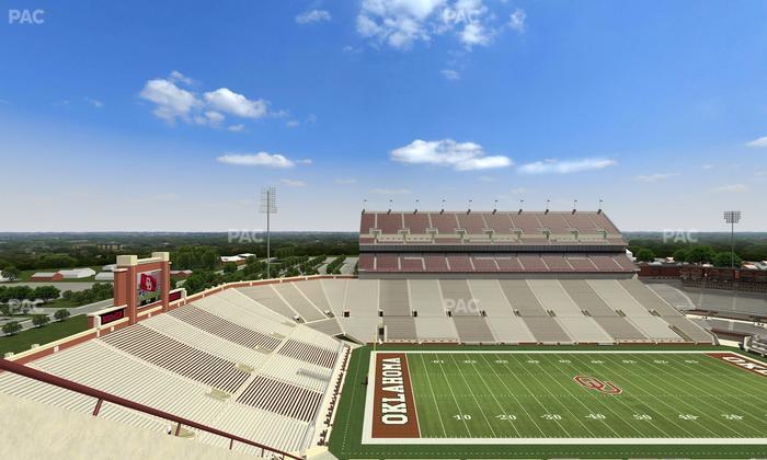 Gaylord Family Oklahoma Memorial Stadium - Section 109 Seat View