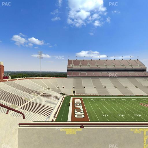 Gaylord Family Oklahoma Memorial Stadium - Section 109 Seat View