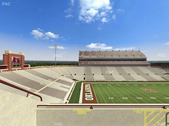 Gaylord Family Oklahoma Memorial Stadium - Section 109 Seat View