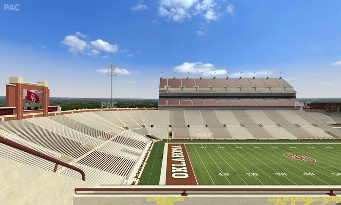 Gaylord Family Oklahoma Memorial Stadium - Section 109 Seat View