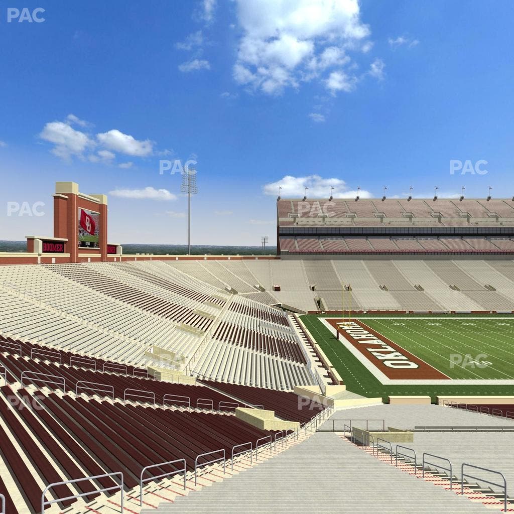 Gaylord Family Oklahoma Memorial Stadium - Section 11 Seat View