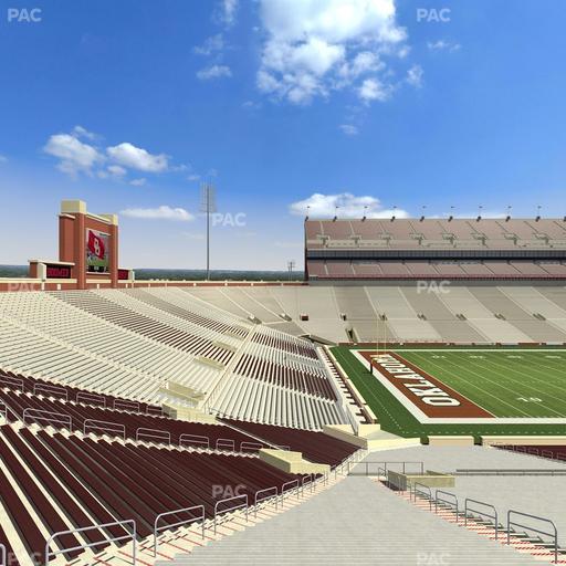 Gaylord Family Oklahoma Memorial Stadium - Section 11 Seat View