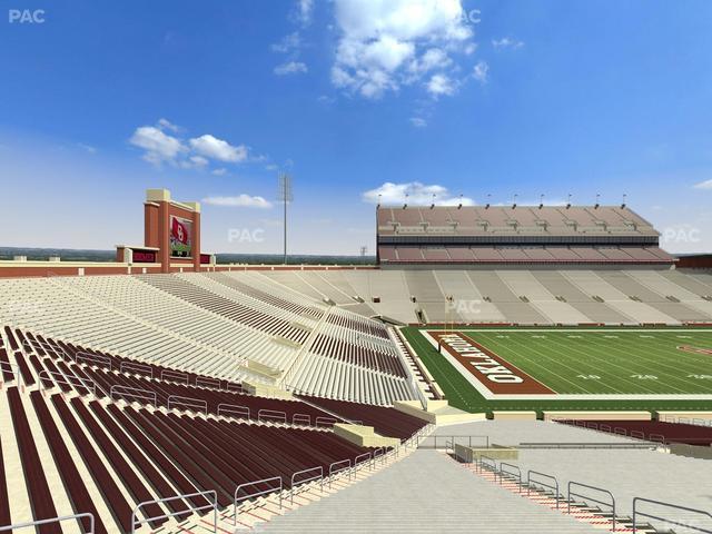 Gaylord Family Oklahoma Memorial Stadium - Section 11 Seat View