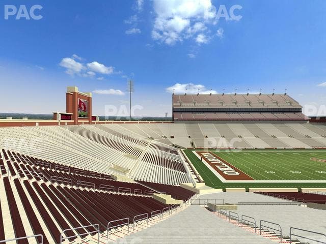 Gaylord Family Oklahoma Memorial Stadium - Section 11 Seat View