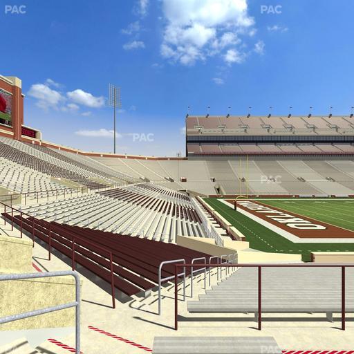 Gaylord Family Oklahoma Memorial Stadium - Section 11 Seat View