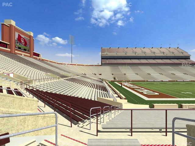 Gaylord Family Oklahoma Memorial Stadium - Section 11 Seat View