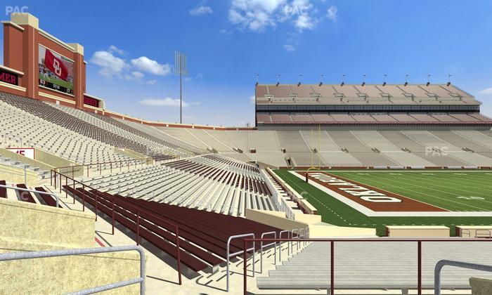 Gaylord Family Oklahoma Memorial Stadium - Section 11 Seat View
