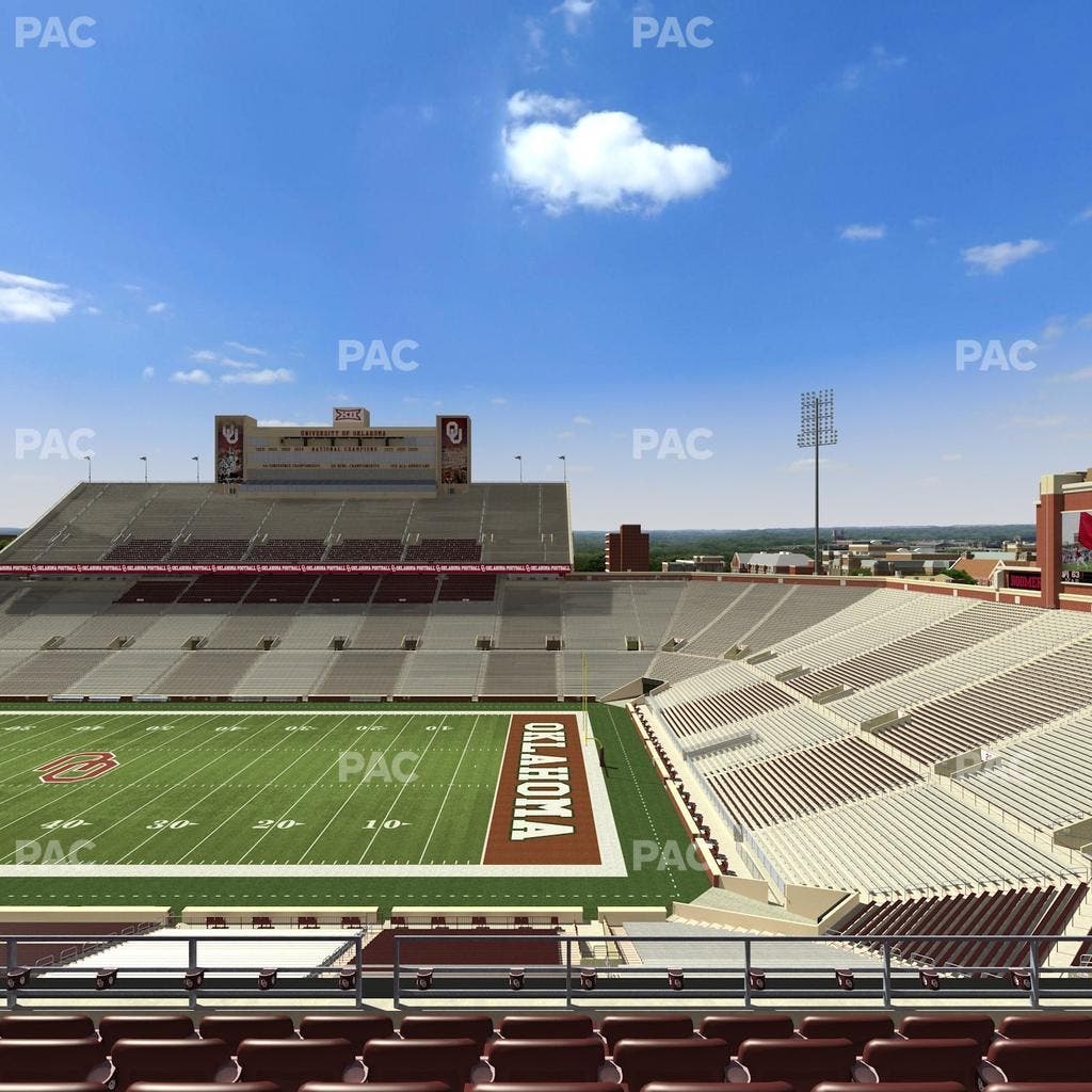 Gaylord Family Oklahoma Memorial Stadium - Section 125 Seat View