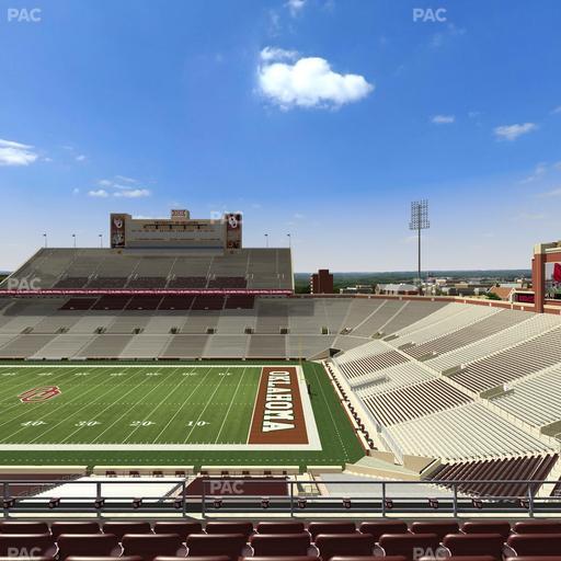 Gaylord Family Oklahoma Memorial Stadium - Section 125 Seat View