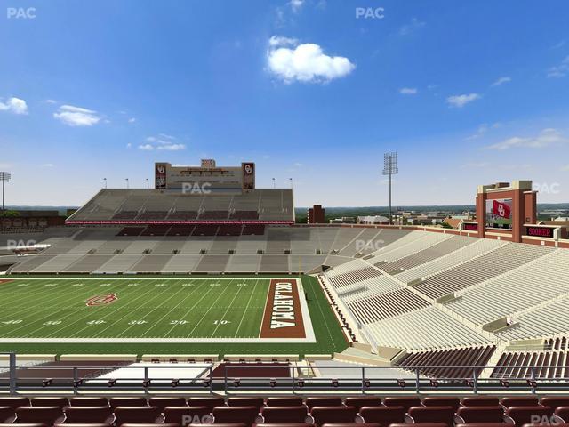 Gaylord Family Oklahoma Memorial Stadium - Section 125 Seat View