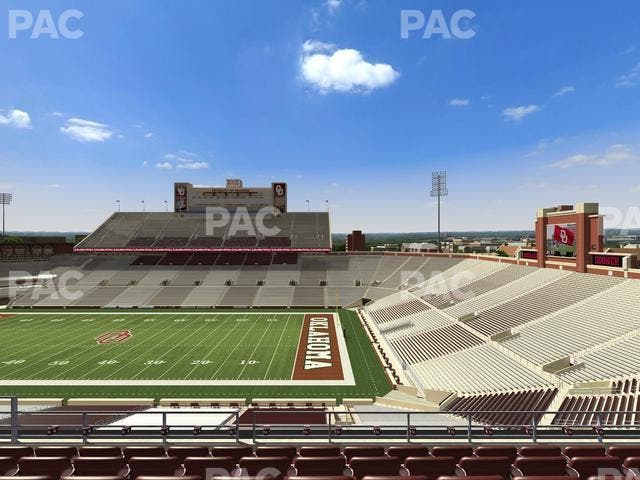 Gaylord Family Oklahoma Memorial Stadium - Section 125 Seat View