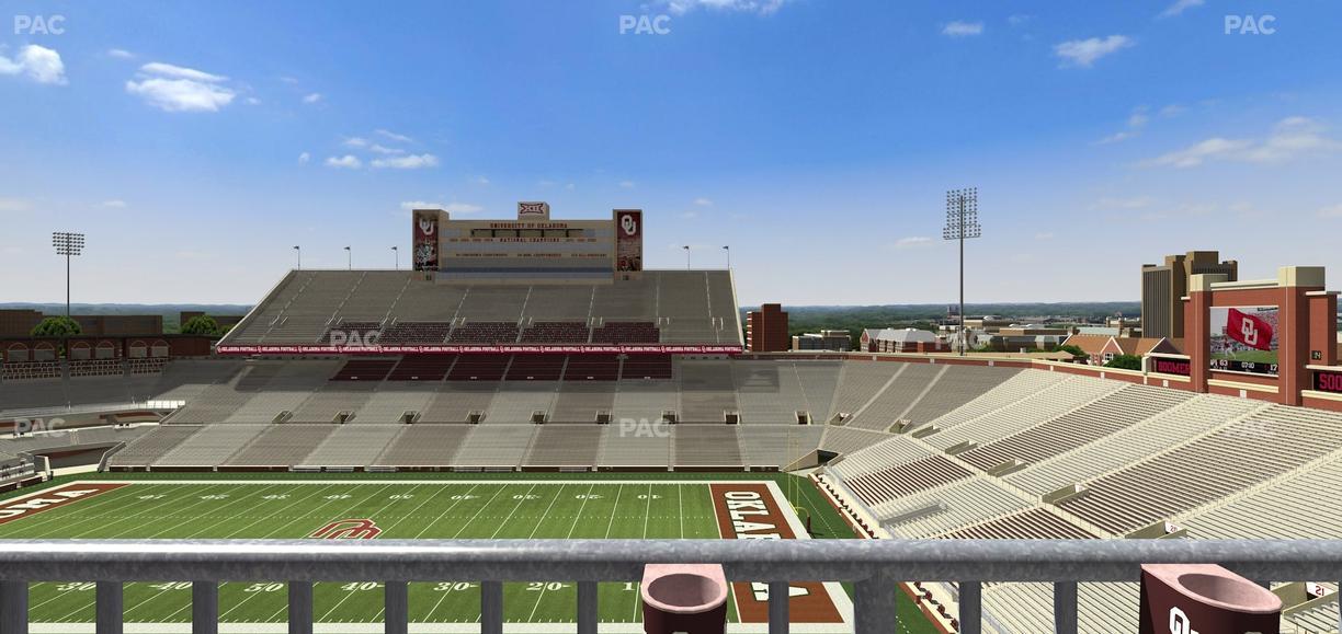 Gaylord Family Oklahoma Memorial Stadium - Section 126 Seat View