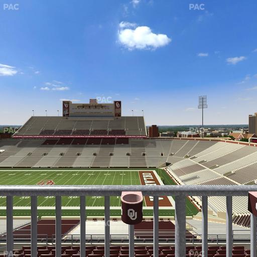Gaylord Family Oklahoma Memorial Stadium - Section 126 Seat View