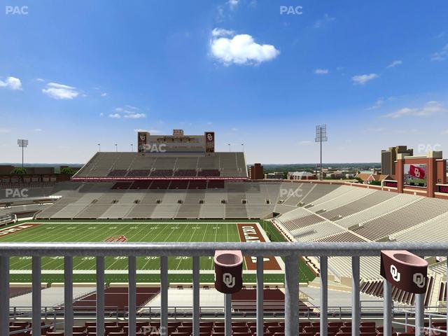 Gaylord Family Oklahoma Memorial Stadium - Section 126 Seat View