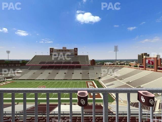 Gaylord Family Oklahoma Memorial Stadium - Section 126 Seat View