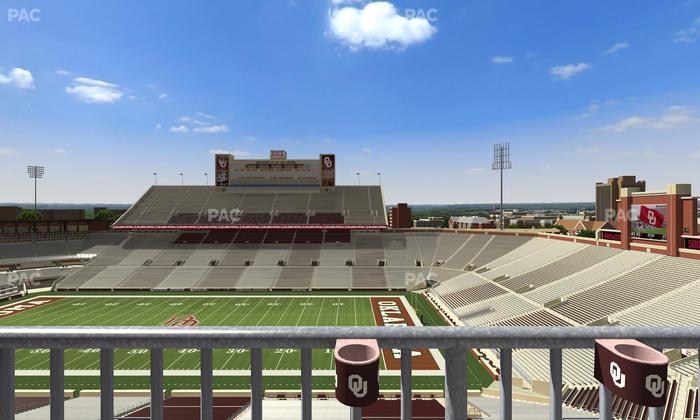Gaylord Family Oklahoma Memorial Stadium - Section 126 Seat View