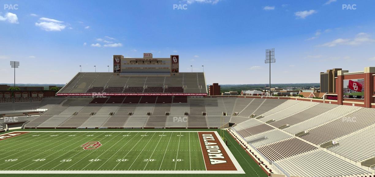 Gaylord Family Oklahoma Memorial Stadium - Section 126 Seat View